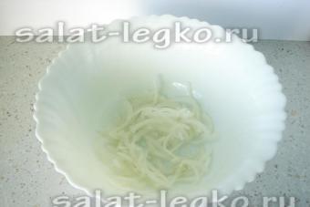 Салат из морской капусты по-корейски Морская капуста по